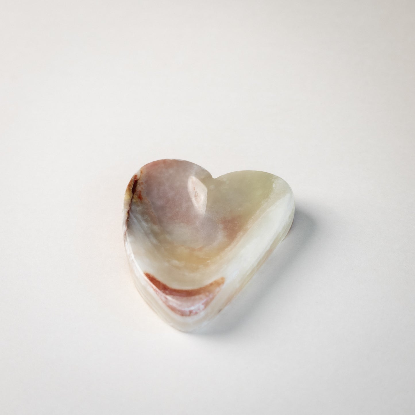 Heart-Shaped marble trinket dish