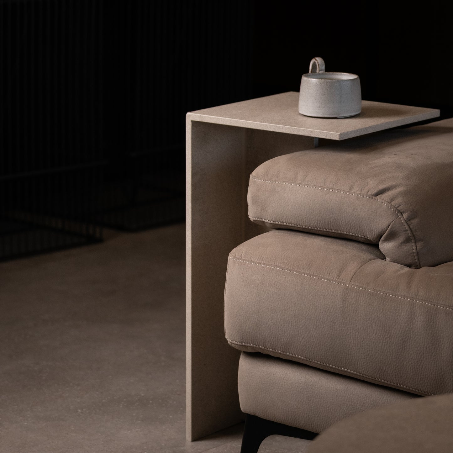 Γ Sofa Side Table